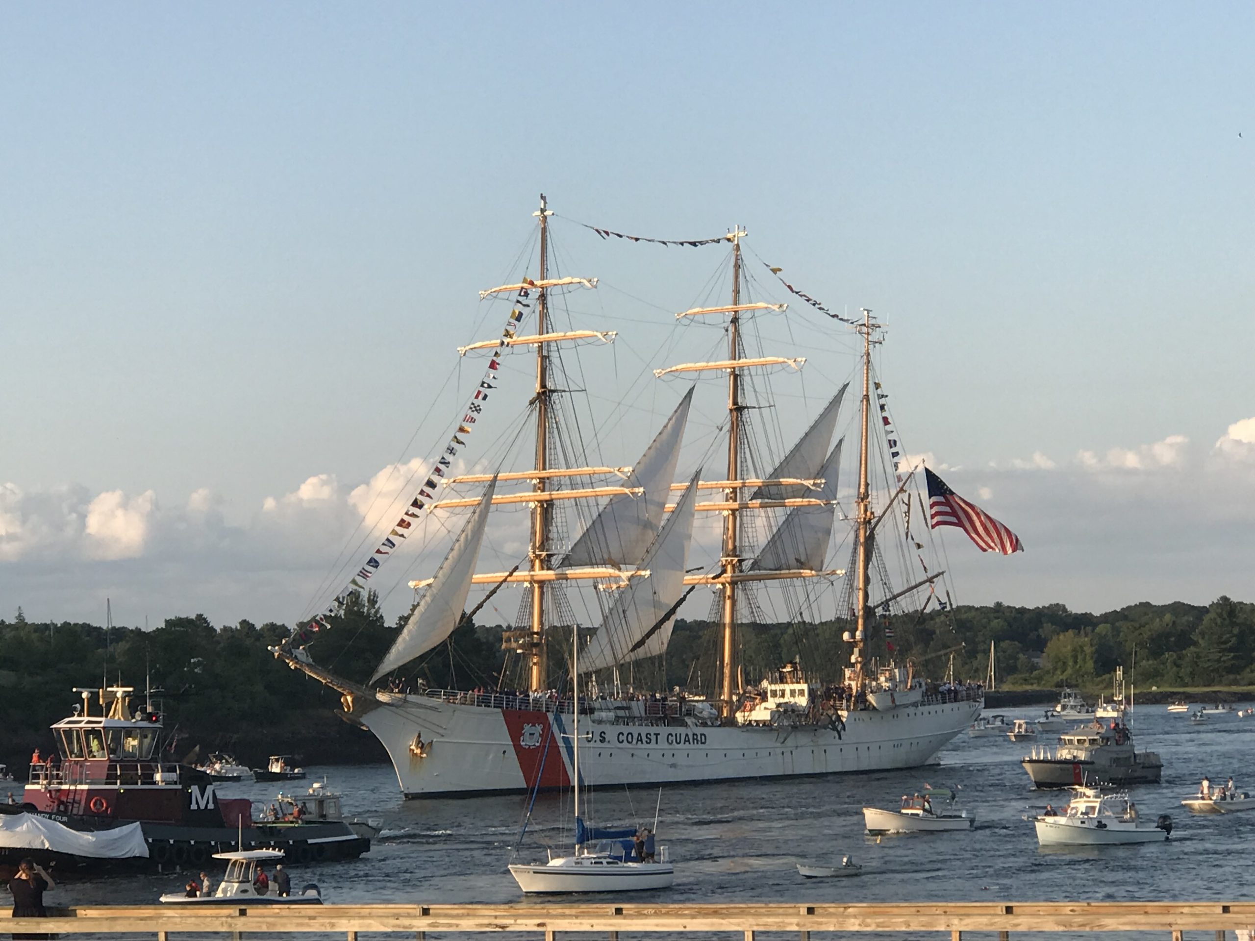 USCG Eagle in the Parade of Sail