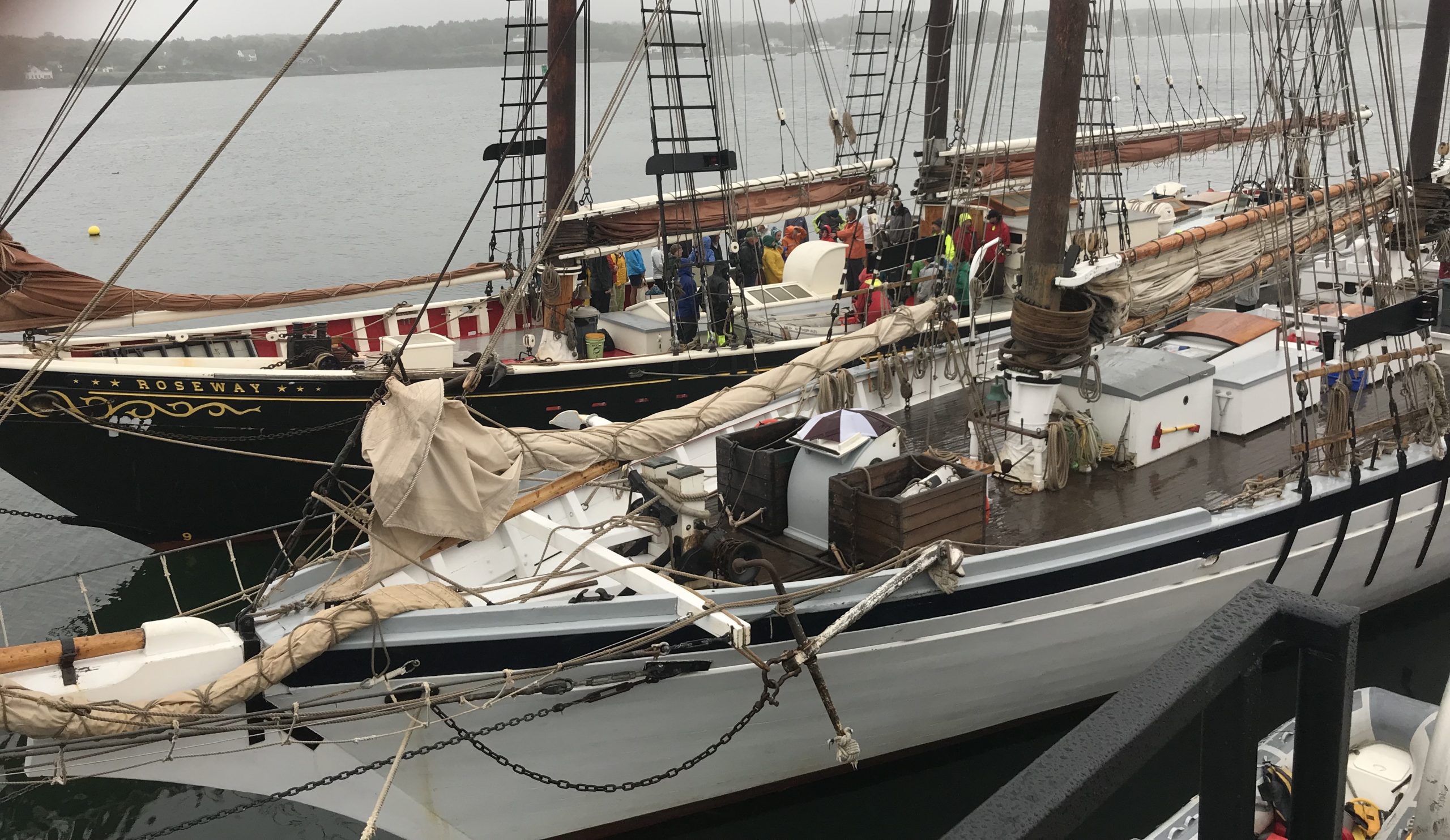 Harvey Gamage and Roseway at Sail Portsmouth