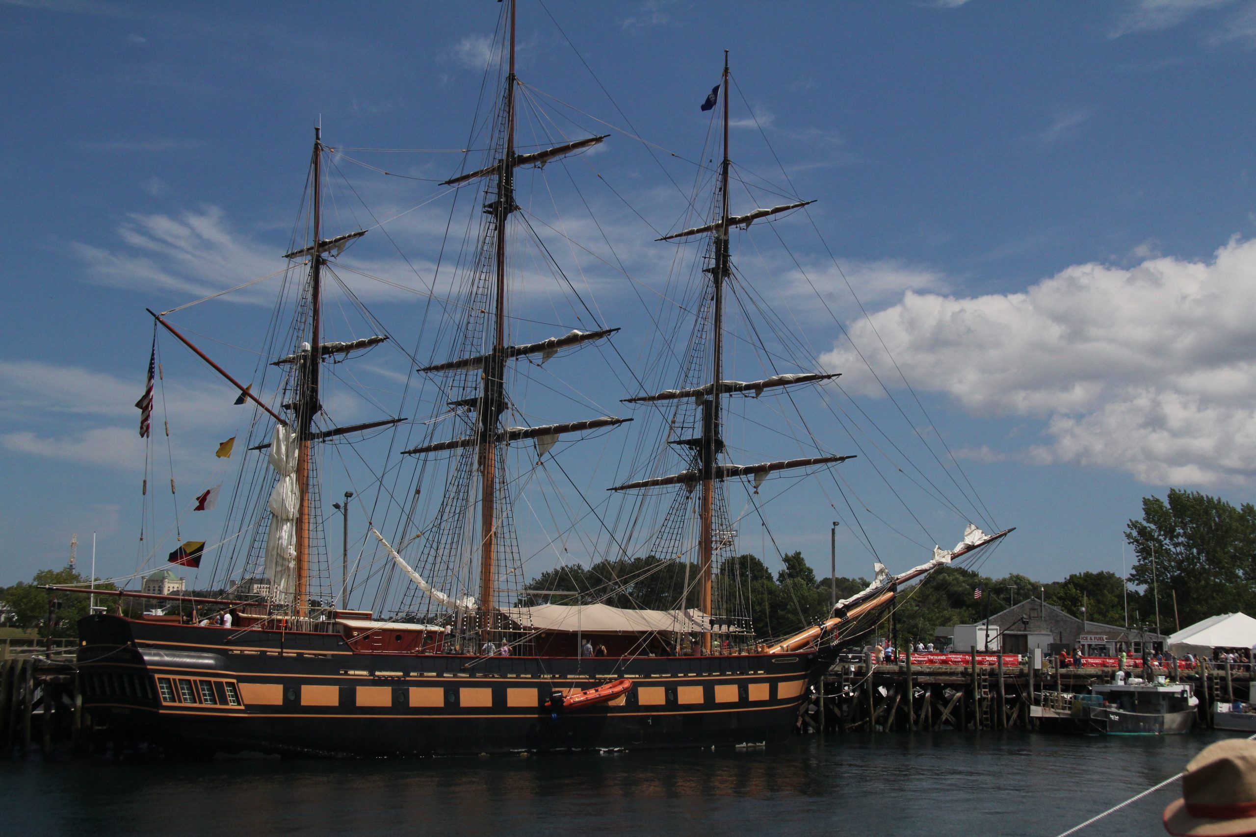 Oliver Hazard Perry at the Portsmouth Fish Pier